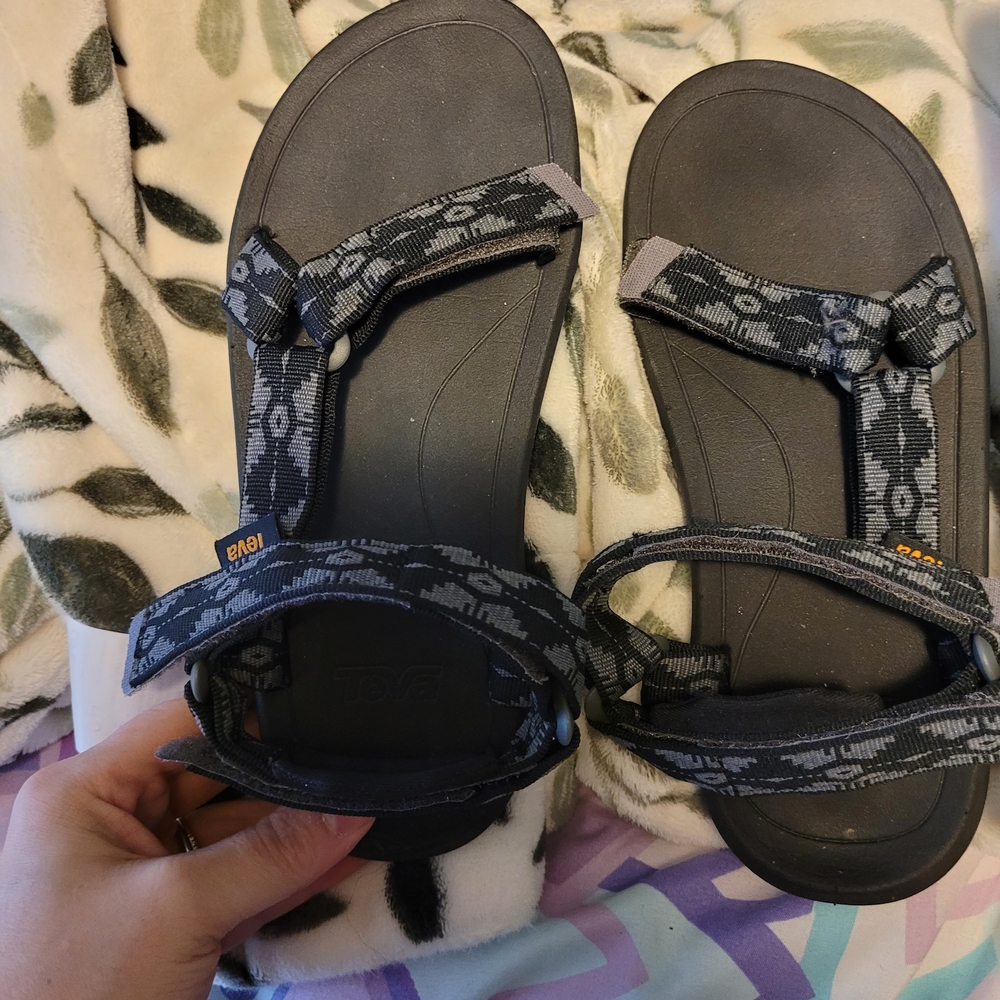 Teva Kids Sandals in Black and Gray